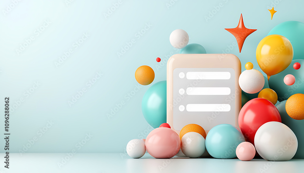 Aufkleber register your application profile with engaging visuals creative space digital environment modern pe
