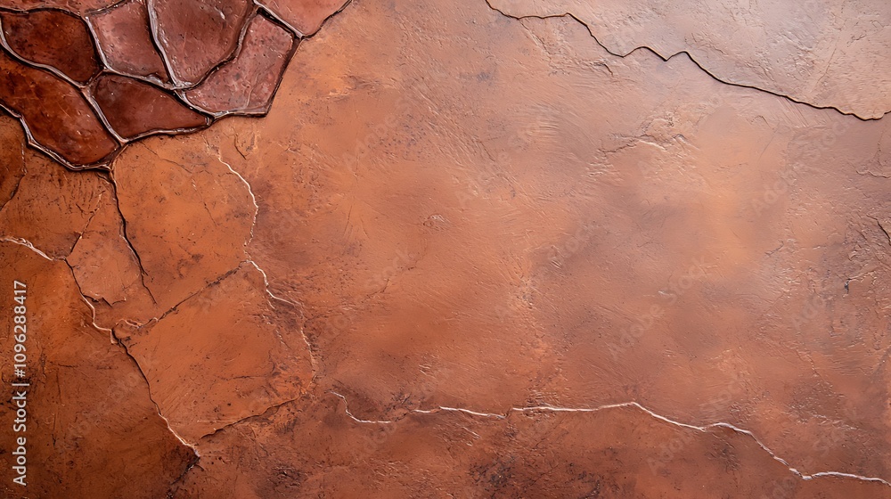 Poster textured surface with earthy tones and distressed patterns creating a rustic and warm atmosphere for