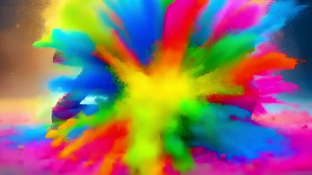 2025 in colours motion title background