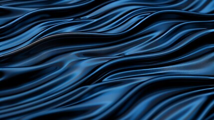 Obraz premium Smooth blue waves creating a fluid, dynamic texture.