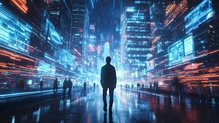 Futuristic Cyber City