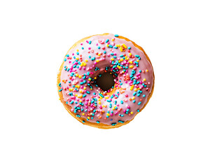 a donut with sprinkles on top