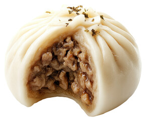 Chinese Steamed Buns, Bao Buns, Baozi, PNG, Isolated on Transparent Background