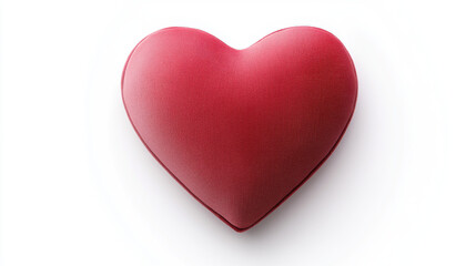 Fototapeta premium Luxurious pink velvet heart shaped jewelry box, perfect for storing treasures and expressing love. This elegant design adds touch of romance to any space