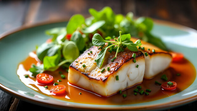 Grilled Swordfish with Fresh Salad