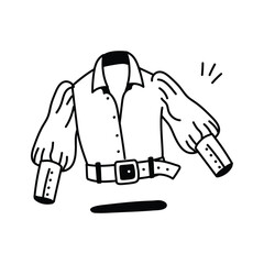 Take a look at this creative icon of short jacket