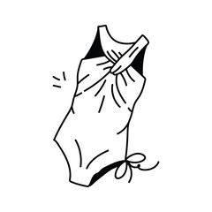 Premium icon of swimsuit in modern style