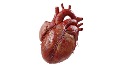 heart isolated on white