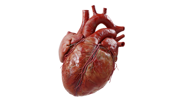 heart isolated on white