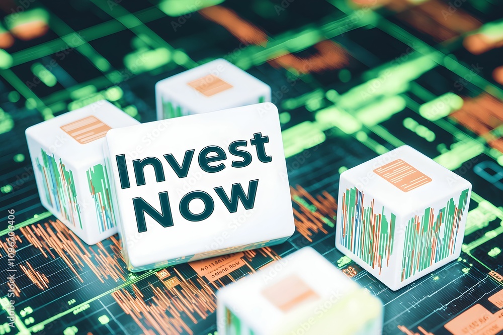 Poster options for investing displayed with inviting message