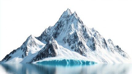 Majestic Snow-capped Mountain Range