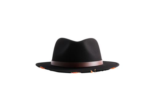Traditional pilgrim hat isolated on transparent background
