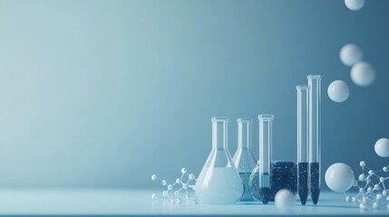 science bakcground concept with copy space