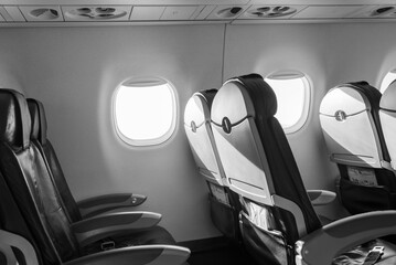 Seats in the Airplane Cabin