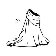 Elegant coral gown with a flowing skirt and bold look