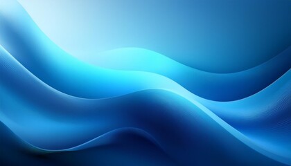 Fototapeta premium blue gradient abstract background with soft glowing light texture