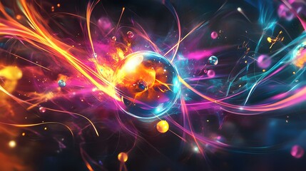 Obraz premium The role of electrons in determining the chemical properties of elements