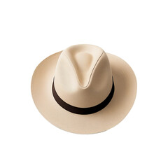 straw hat isolated on white background