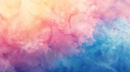 Fototapeta premium Soft Watercolor Blends Abstract Background