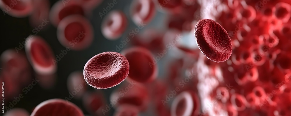 Poster dynamic heartbeat vibrant red cells in motion - illuminated veins pulsating with life and energy cap