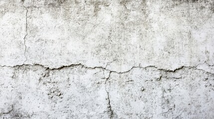 Obraz premium Textured concrete wall with visible cracks and imperfections, creating a rugged, industrial aesthetic.