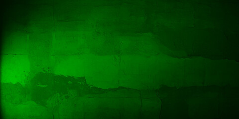 Obraz premium Painted canvas grungy background texture. Abstract elegant wallpaper, vintage dark green concrete surface, studio backdrop