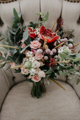 Beautiful Flower Bouquet with Fresh Blooms, Perfect for Celebrating Special Occasions, Weddings, and Anniversaries, Symbolizing Love, Joy, and Nature’s Elegant Beauty in a Colorful Arrangement