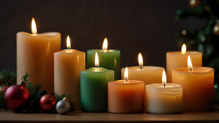 christmas candles