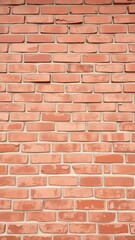 Obraz premium Rough texture of red brick wall with weathered and rustic appearance, surface