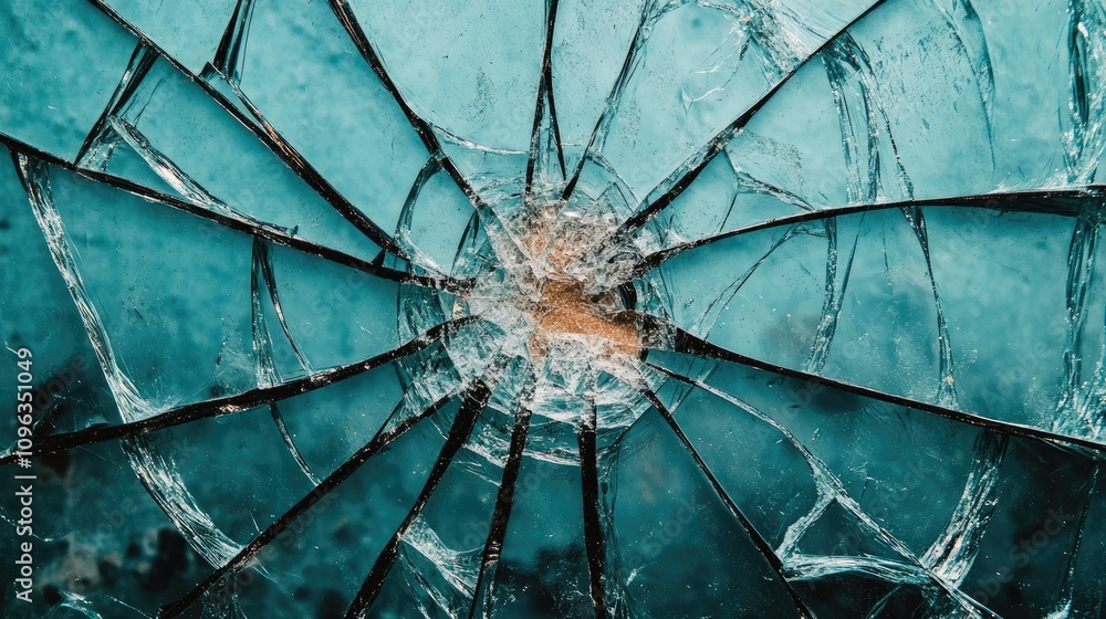 Poster a detailed shot of a cracked smartphone screen after a fall, showing the vulnerability of devices in