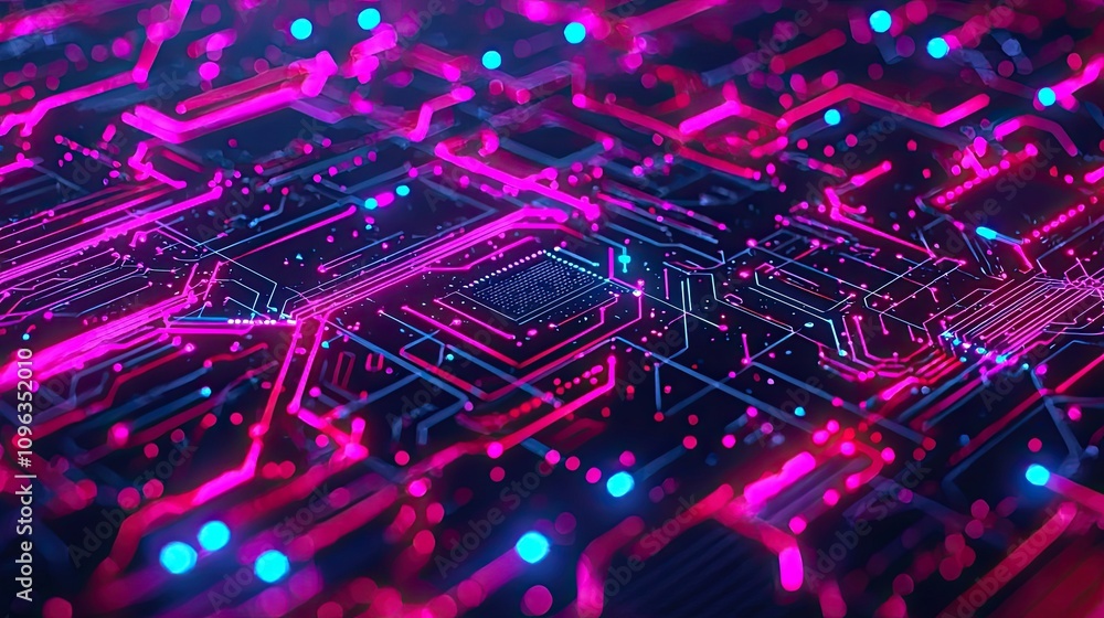 Aufkleber technological advancements in digital circuit design virtual environment graphic visualization futur