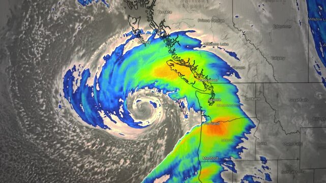 Hurricane Map On US Coast