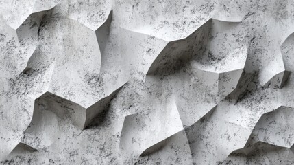 Textured gray wall with abstract, jagged patterns creating a modern, artistic feel.