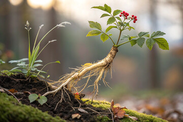 Sound Wave Ginseng – Ginseng Root Suspended in Vibrational Energy for Healing