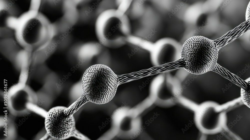 Aufkleber intricate view of carbon fiber filaments aligned perfectly, displaying the precision involved in the