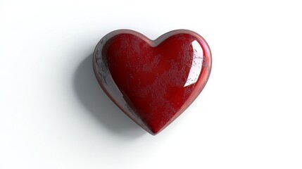 Intricate Red Heart Design