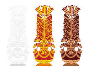 Sri Lankan Traditional Punkalasa illustration Art