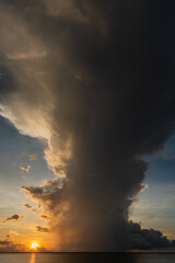 sunrise over the sea