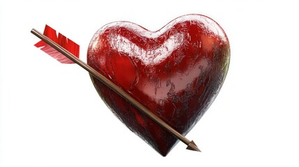 Heart Pierced by Arrow - A Symbol of Love