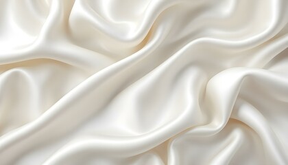 Obraz premium The luxury of fabric texture background, Cloth soft wave. Abstract fabric crease beige brown smooth color background texture luxury style. Closeup of rippled silk fabric. Luxurious background.