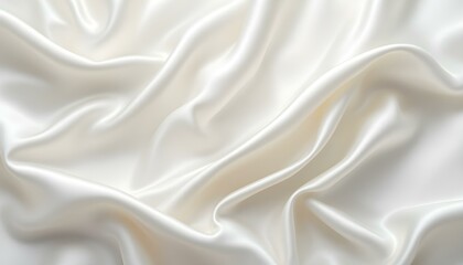 The luxury of fabric texture background, Cloth soft wave. Abstract fabric crease beige brown smooth color background texture luxury style. Closeup of rippled silk fabric. Luxurious background.