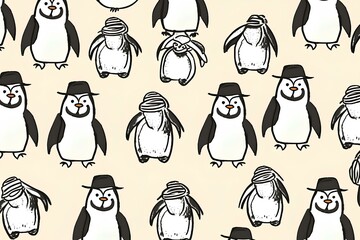 Obraz premium set of people