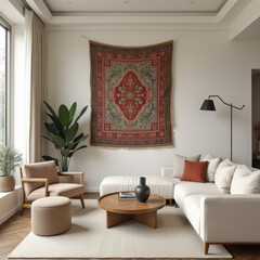 Modern Minimalist Living Room with Contemporary Furniture