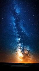 Beautiful auroras accompanied a huge and beautiful starry sky. A starry sky conceals nothing. The picture should have layers, a sense of depth, a sense of detail, high-definition.