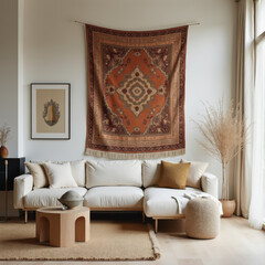 Modern Minimalist Living Room with Contemporary Furniture