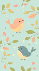 cute nature beautiful fluffy bird background