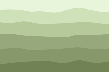 Obraz premium Abstract green waves background template. Seamless background. Vector design.