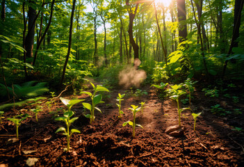 Fototapeta premium Forest Regeneration