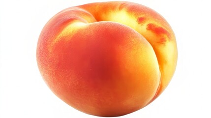 Fototapeta premium Vibrant Peach: A Taste of Summer