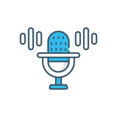 Audio Recording vector icon